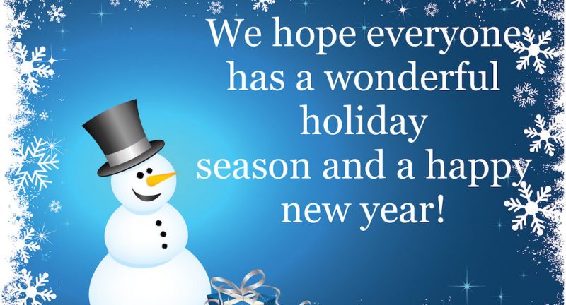 Happy Holidays to all of our friends and neighbors. This Holiday Season our Health Centers and Offices will be closed: Tuesday, December 24th, Wednesday, December 25th and Wednesday, January 1st- Happy New Year!